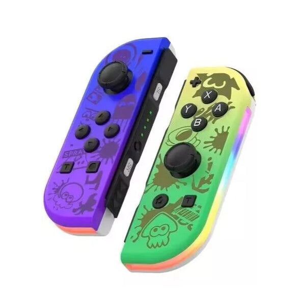 Splatoon 3 Edition Switch Joy-Cons RGB LED Lights image 0