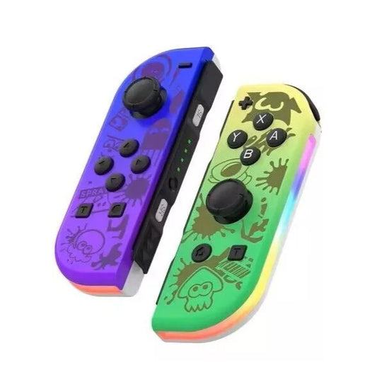 Splatoon 3 Edition Switch Joy-Cons RGB LED Lights image 0