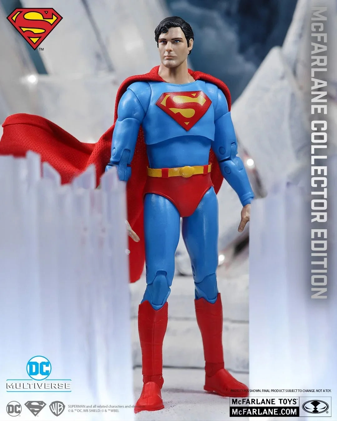 New McFarlane DC Superman: Christopher Reeve 1978 Collector Edition 7" Figure image 4