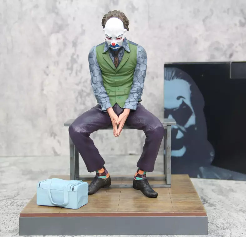 Joker from The Dark Knight jail scene Handmade 28 cm Statue image 1