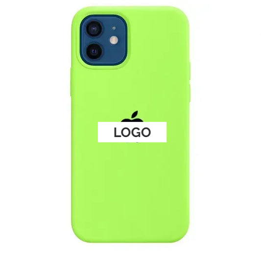 Silicone Case For Apple Iphone Fluorescent Green image 0