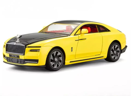Rolls Royce Spectre Yellow With Light & Sound Effects 1:24 image 0