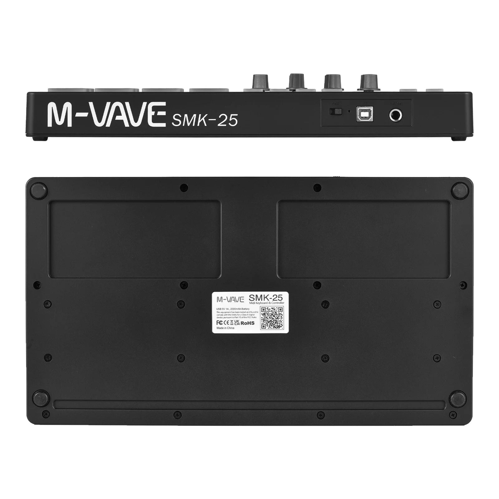 M-VAVE 25-Key MIDI Controller Keyboard Portable Music Arranger Keyboard RGB image 5