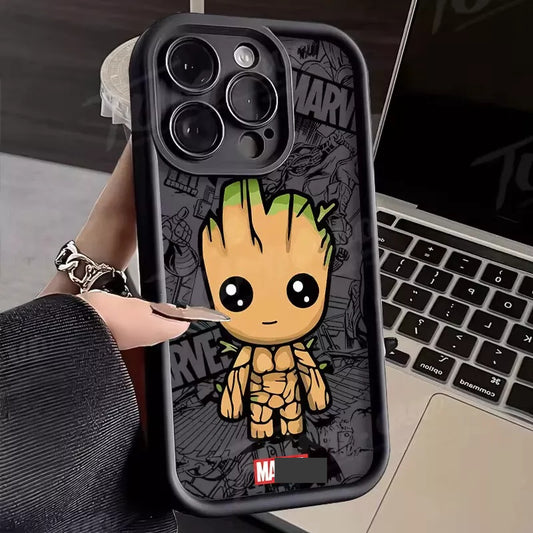 Superhero Guardian Cartoon Design Case for Apple Iphone image 0