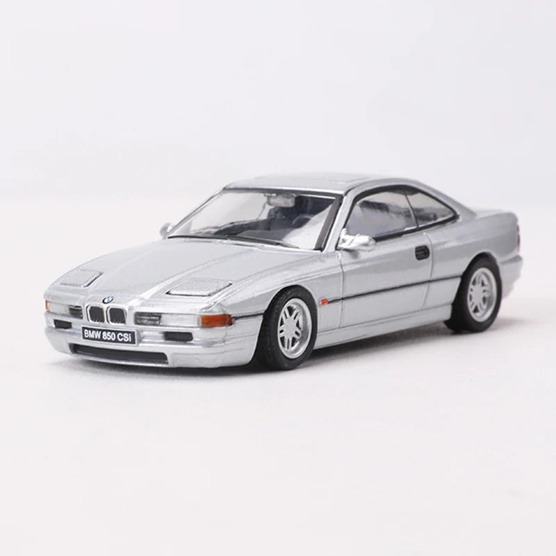 BMW 850CSI E31 Shadow DCT 1:64 Silver Model Car image 0