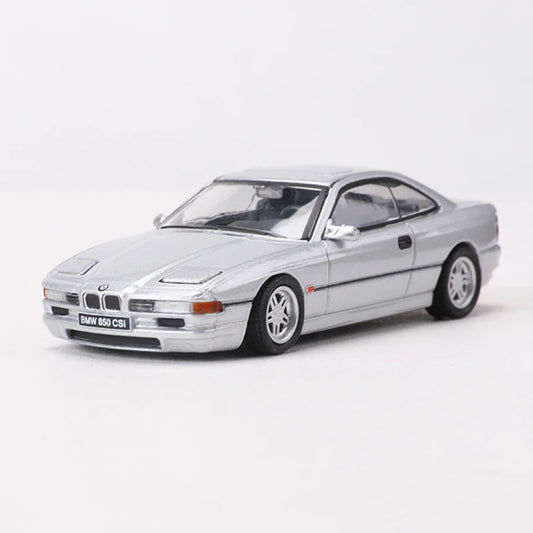 BMW 850CSI E31 Shadow DCT 1:64 Silver Model Car image 0