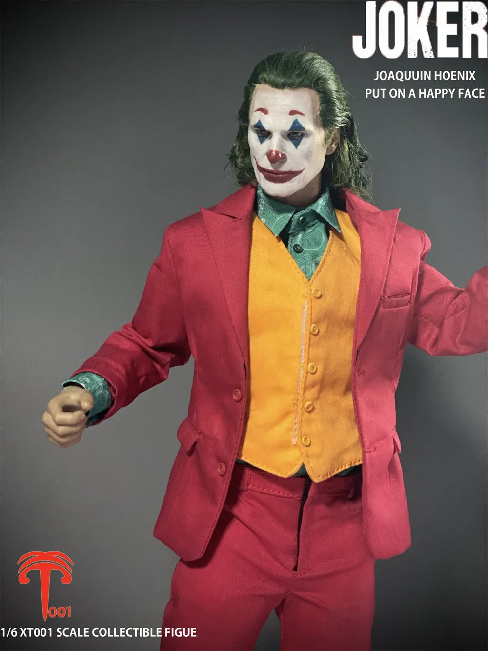 The Joker XT001 Series 1/6 Scale Red Suit Version Joaquin Phoenix 12" image 1
