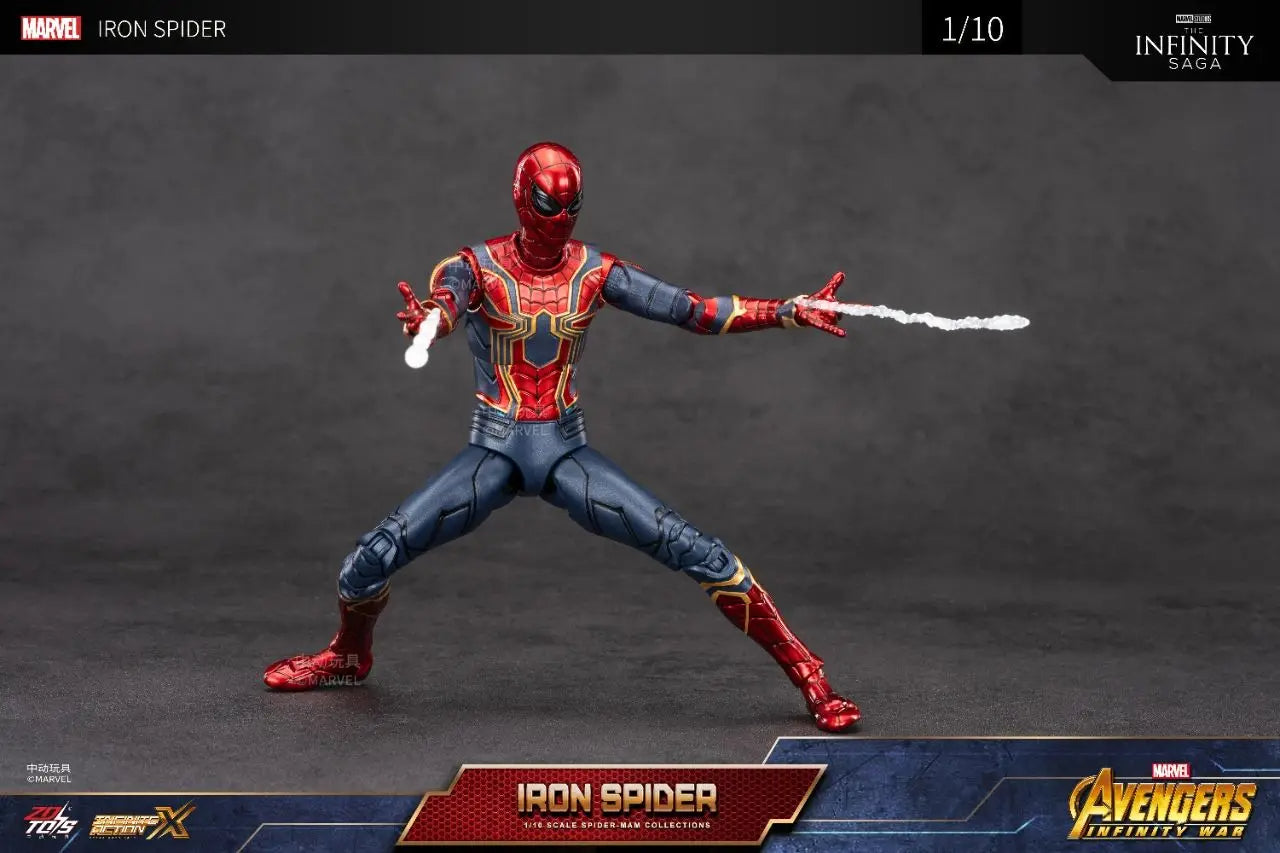 ZD Marvel Iron Spiderman Action Figure Toy image 5