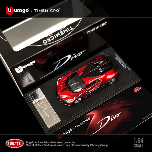Bugatti Divo Time Micro x Bburago Model Car1:64 image 0