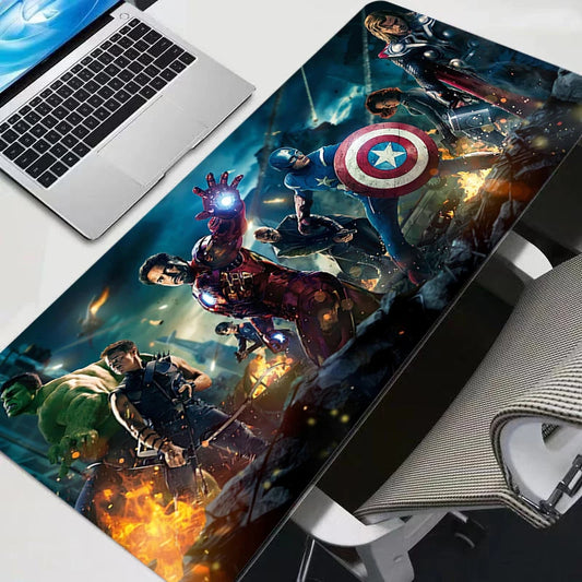 Superheroes Assemble Design Gaming Desk mat image 0