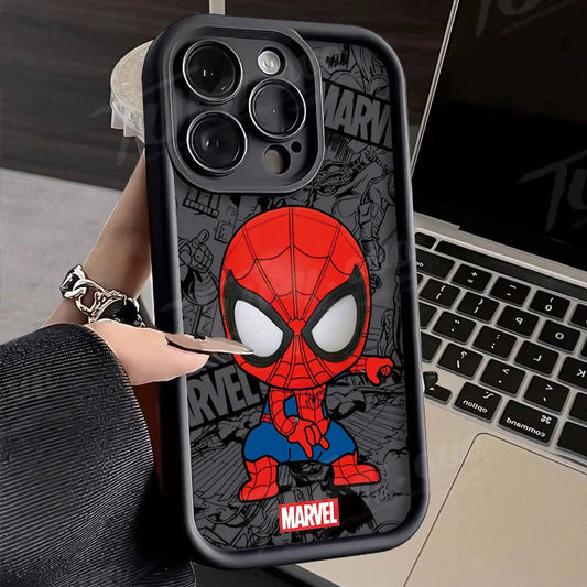 Superhero Spider Cartoon Design Case for Apple Iphone image 0