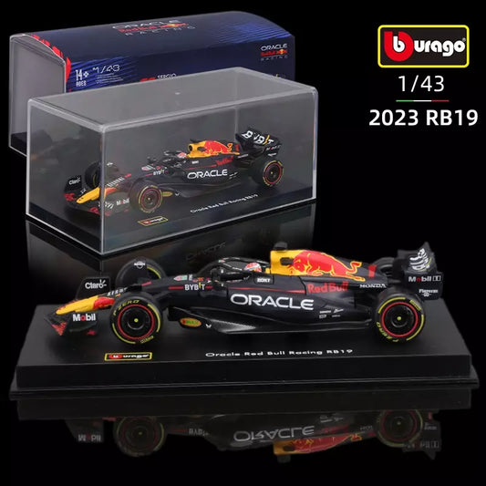 Red Bull RB19 #1 Max Verstappen F1 Racing Model by Bburago 1:43 w/Acrylic Case image 0