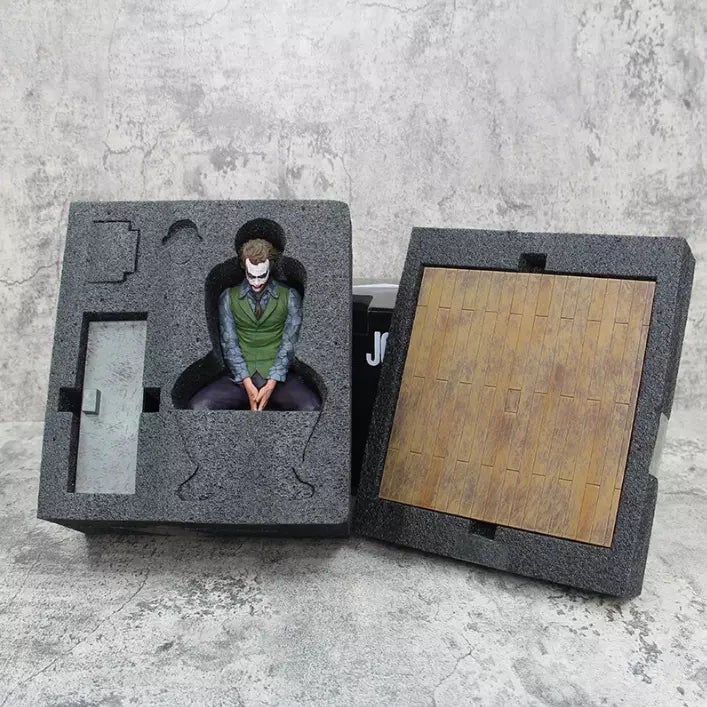 Joker from The Dark Knight jail scene Handmade 28 cm Statue image 4