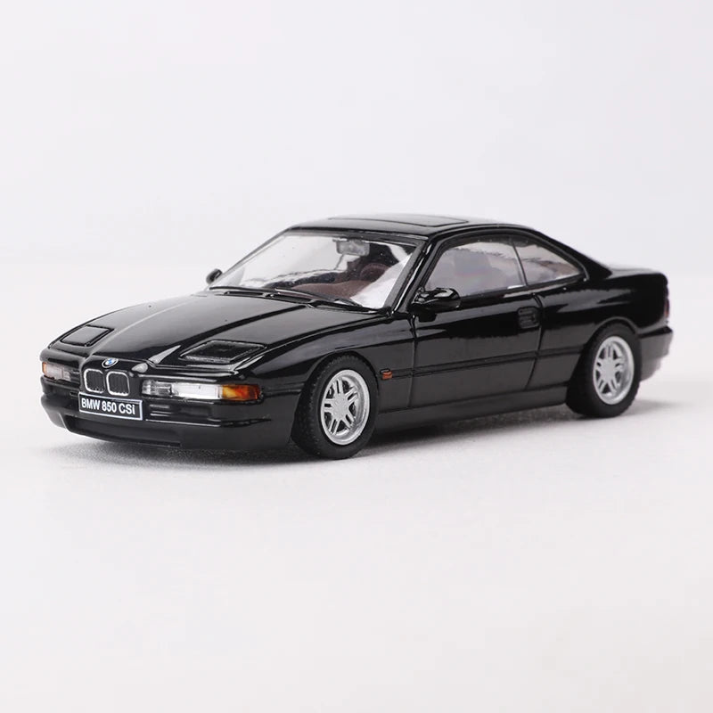 BMW 850CSI E31 SHADOW DCT 1:64 Black Model Car image 0