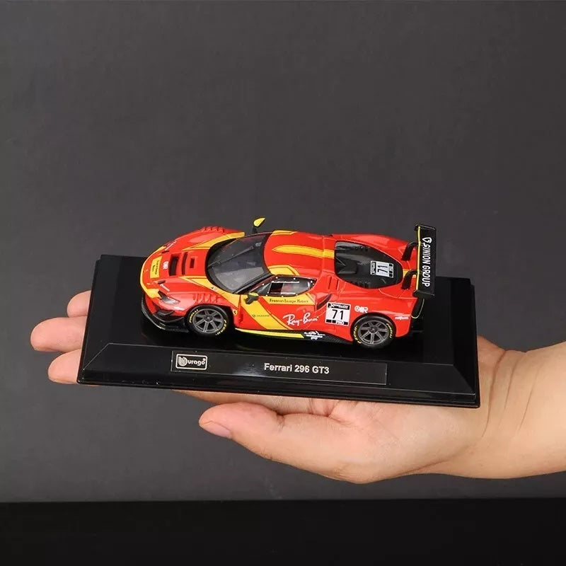 Bburago Ferrari 296 GT3 1:43 Model Car With Acrylic Case image 4