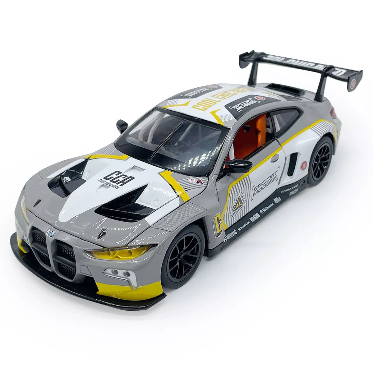 BMW M4 GT3 Grey 1:24 image 0