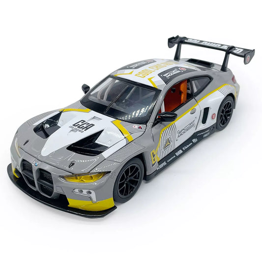 BMW M4 GT3 Grey 1:24 image 0
