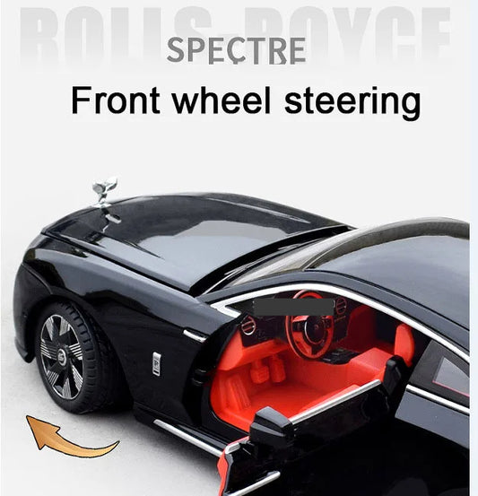 Rolls Royce Spectre Black With Light & Sound Effects 1:24 image 1