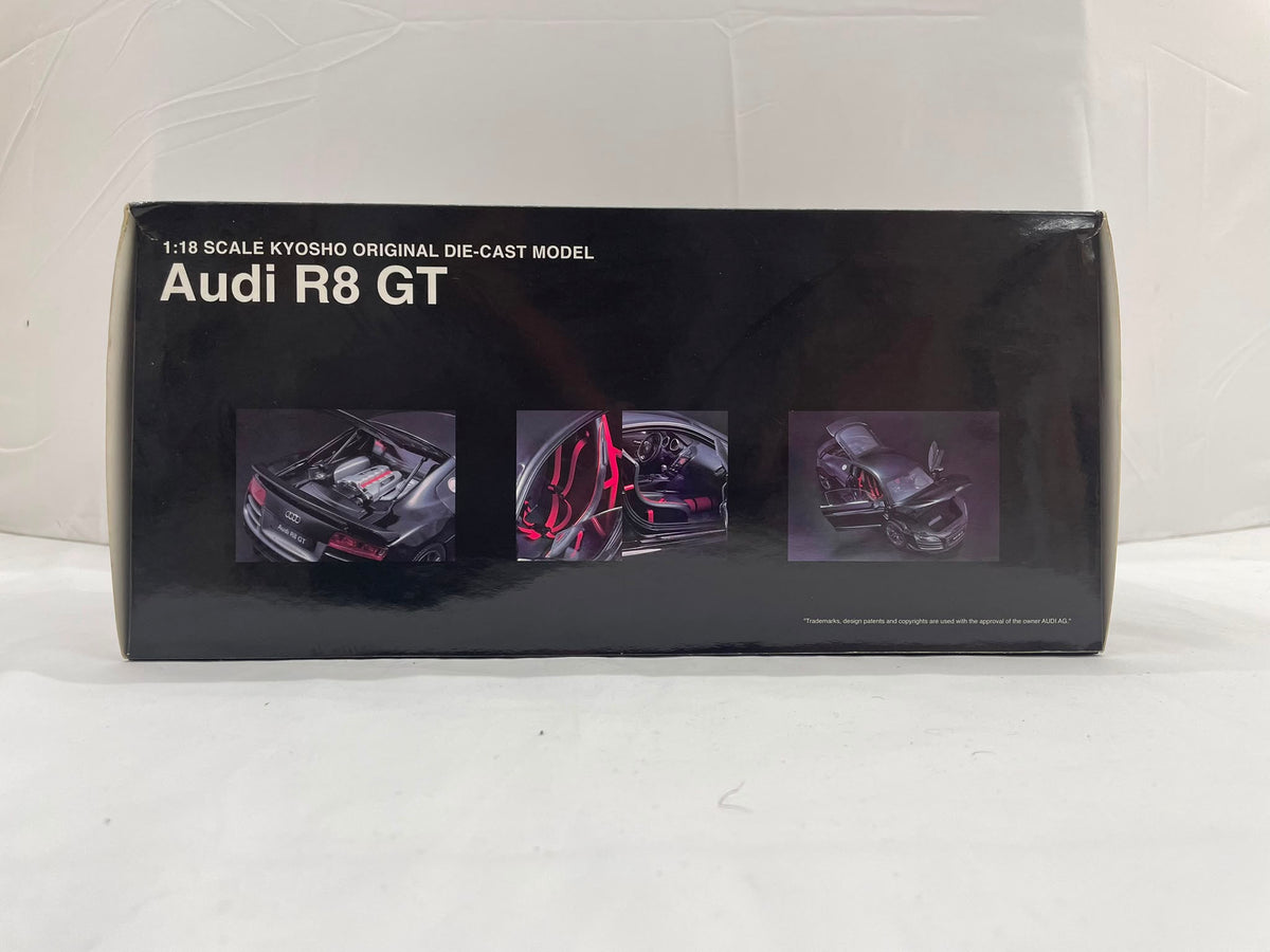 Kyosho 1:18 Audi R8 GT 5.2 V10 FSI In Phantom Black