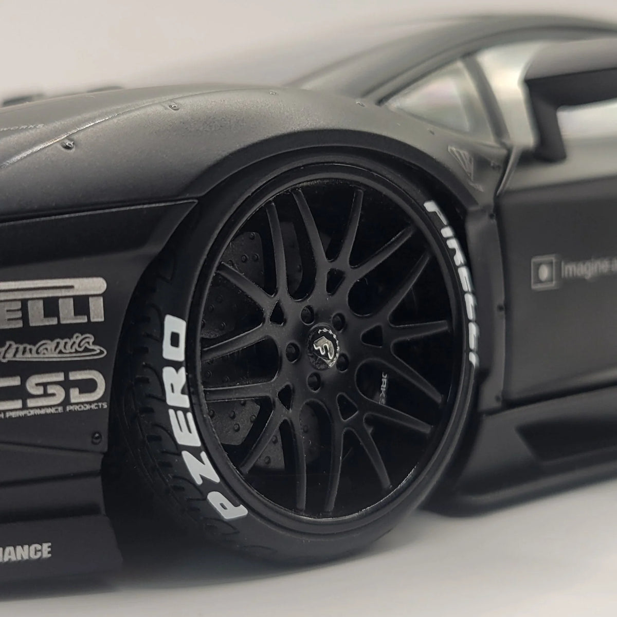 Lamborghini Aventador LB-Works Matt Black | 79106 | Autoart 1:18