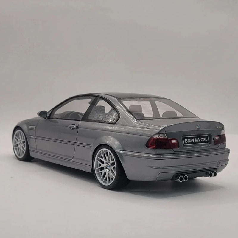 Ottomobile 1:18 BMW E46 M3 CSL Silver Grey Metallic OT177UV1