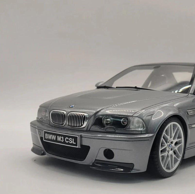 Ottomobile 1:18 BMW E46 M3 CSL Silver Grey Metallic OT177UV1
