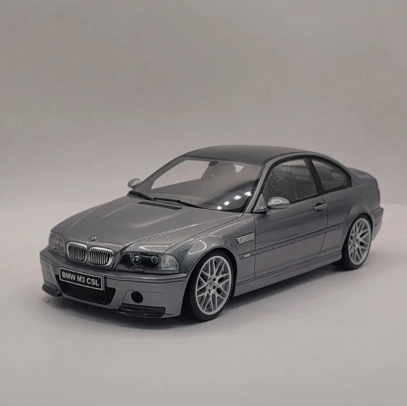 Ottomobile 1:18 BMW E46 M3 CSL Silver Grey Metallic OT177UV1