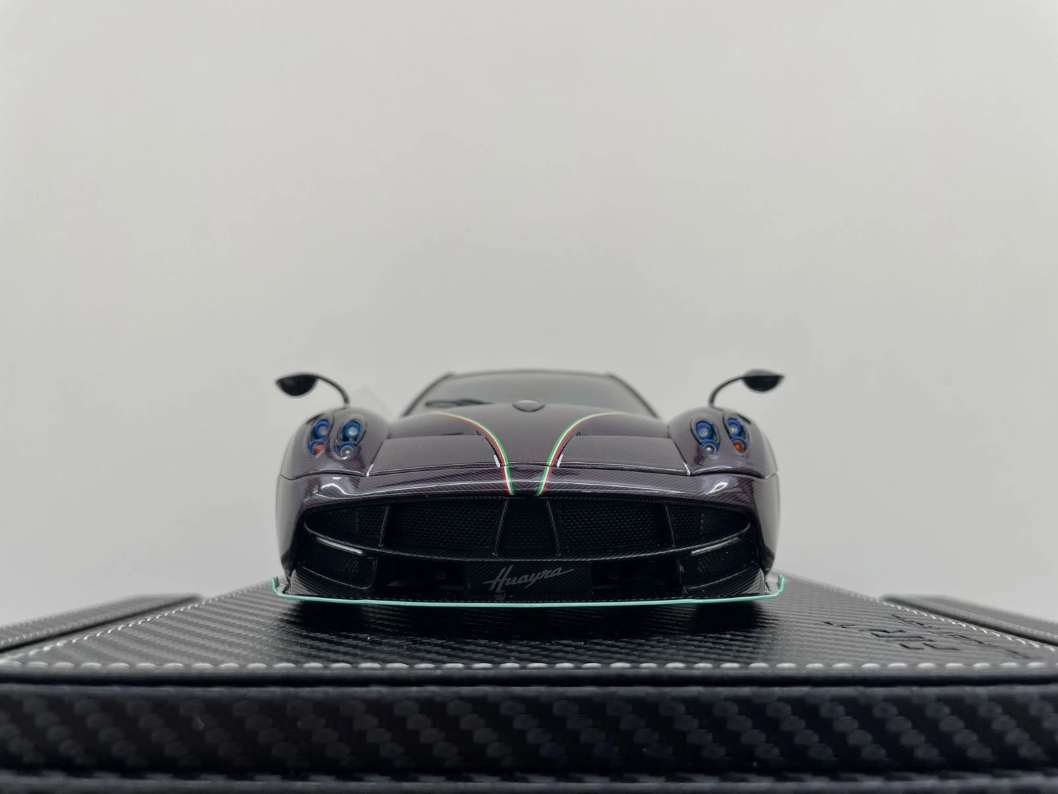 Pagani Huayra Dinastia 1:18 BBR Almost Real Purple Carbon Limited Edition | Limited Pagani Case