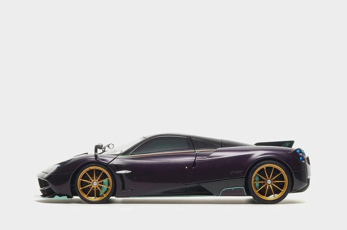 Pagani Huayra Dinastia 1:18 BBR Almost Real Purple Carbon Limited Edition | Limited Pagani Case