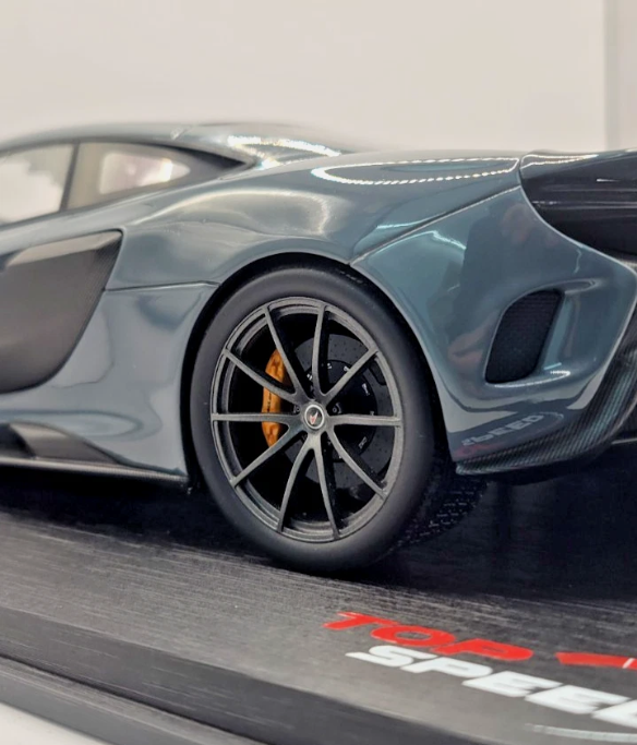 Mclaren 675LT Chicane Grey 1:18 by Top Speed