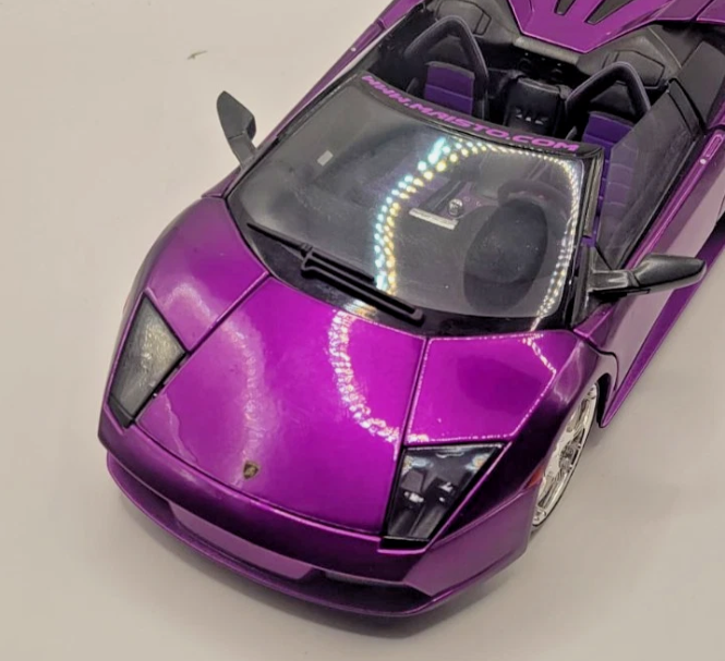 Lamborghini Murcielago Roadster Purple Maisto Playerz Edition 1:18