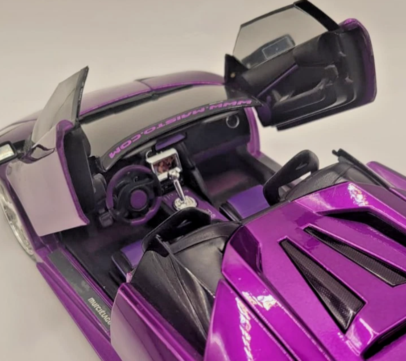 Lamborghini Murcielago Roadster Purple Maisto Playerz Edition 1:18