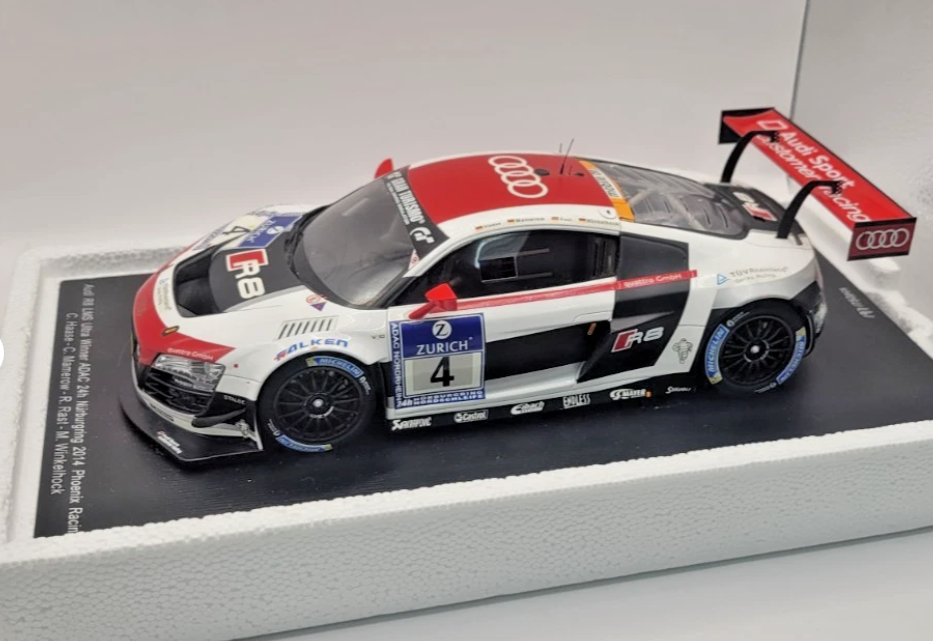 Audi R8 LMS Ultra Winner 24H Nurburgring #4 2014 | 18SG009 | Spark 1:18