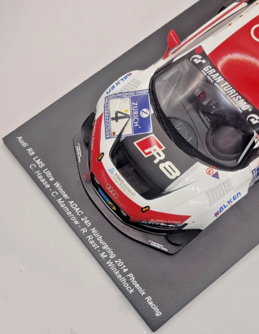 Audi R8 LMS Ultra Winner 24H Nurburgring #4 2014 | 18SG009 | Spark 1:18