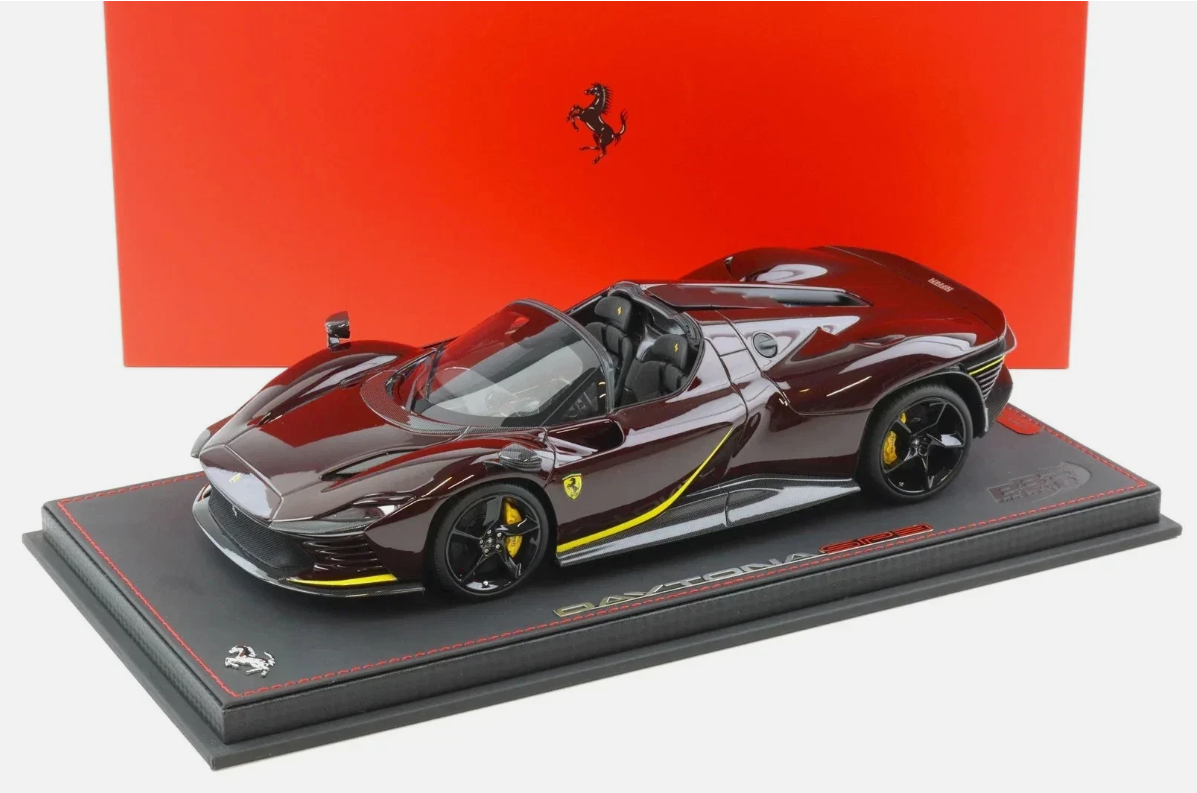 BBR 1:18 Ferrari SP3 Daytona Rosso Rubino Limited Edition 1 of 79 | P18214TMM