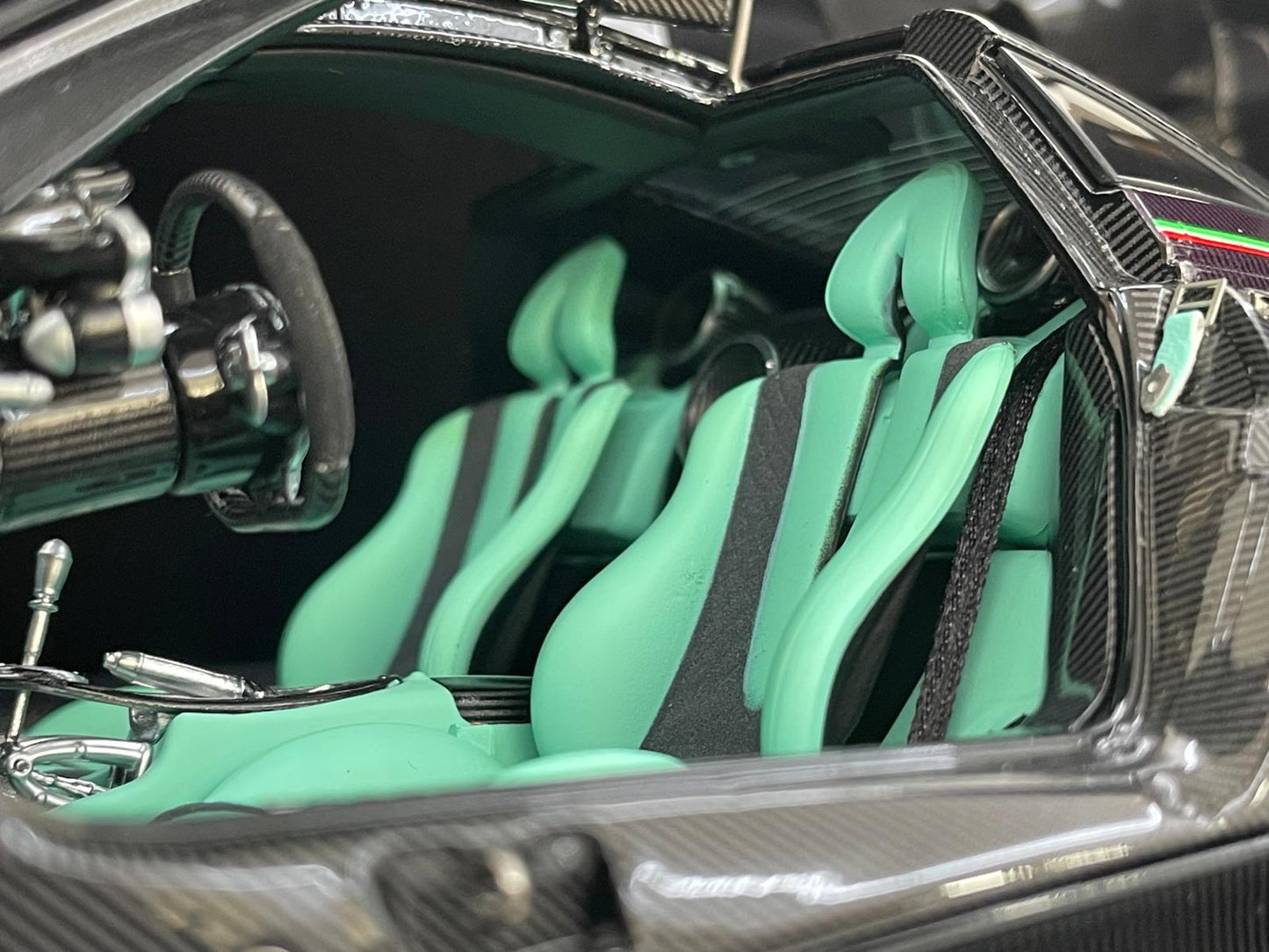 Pagani Huayra Dinastia 1:18 BBR Almost Real Purple Carbon Limited Edition | Limited Pagani Case