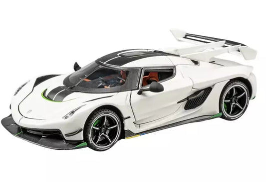 Koenigsegg Jesko White Model Car 1:24 image 0