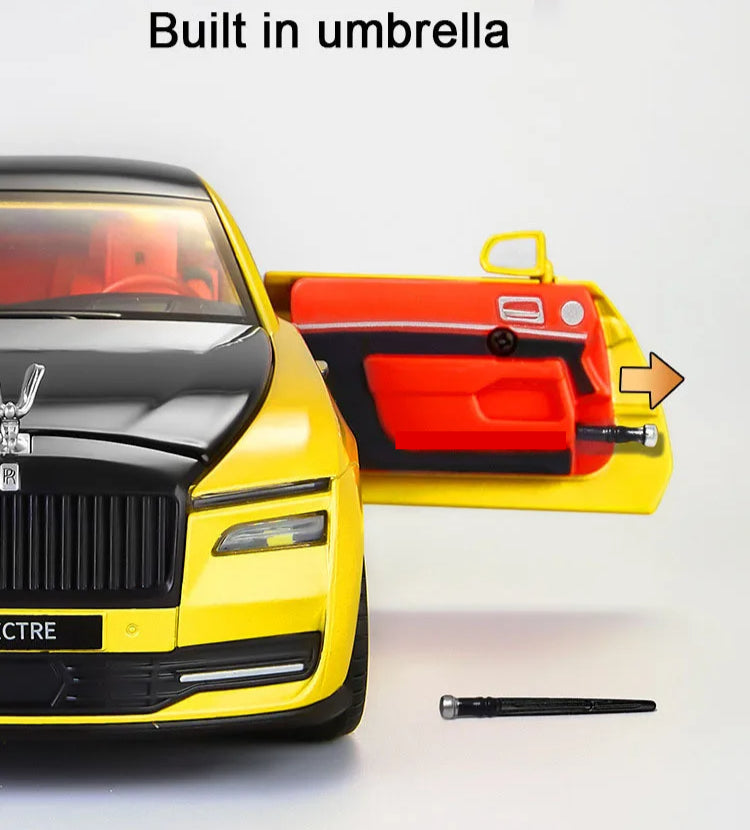 Rolls Royce Spectre Yellow With Light & Sound Effects 1:24 image 3