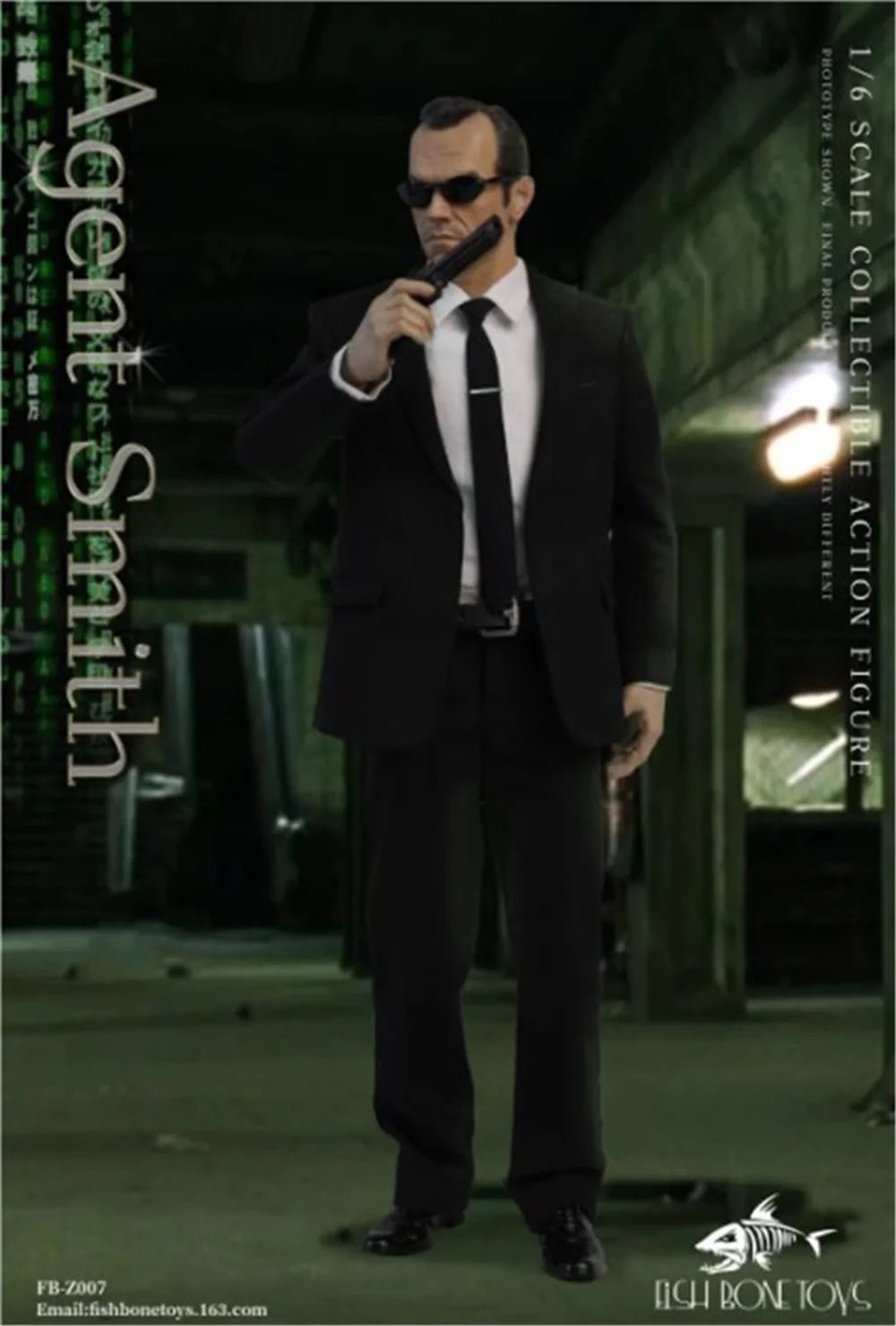 The Matrix FB-Z007 Task Agent Smith 1/6 Fish Bonetoys Action Figure image 3