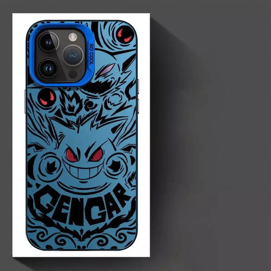 P-Pokemon Gengar Design Apple Iphone Case - Alt Blue image 0