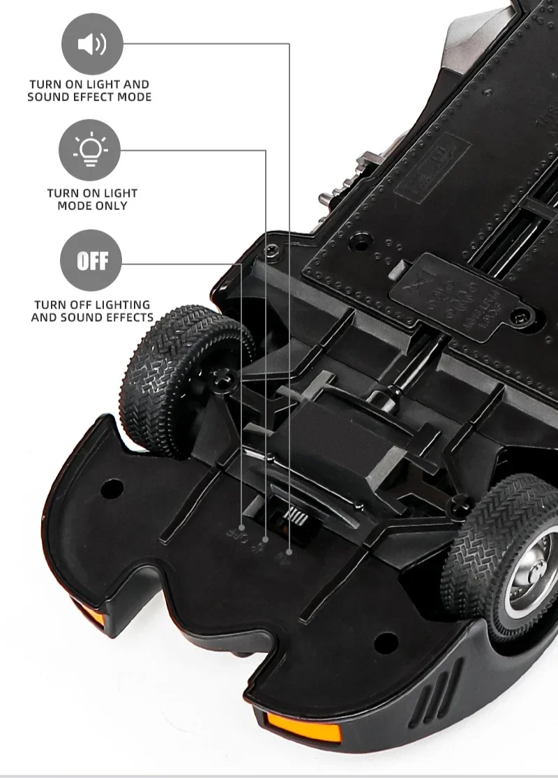 Batmobile 1989 With Lights and Sound Effects 1:18 image 5