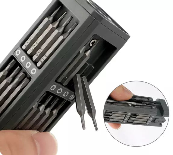 Premium Precision Screwdriver Kit 44 Magnetic Pieces Enclosed Metal Case image 4