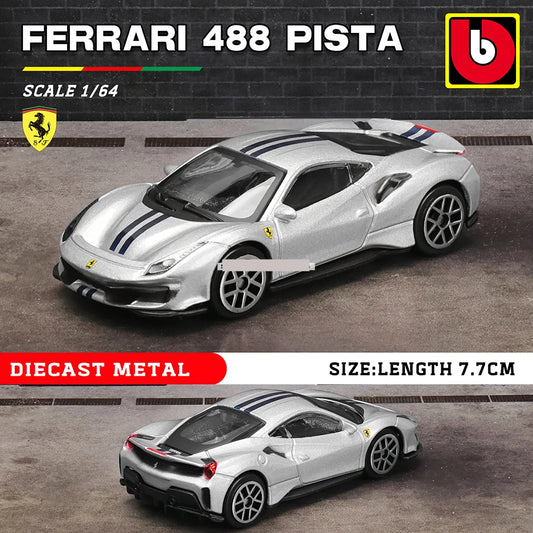 Bburago Ferrari 488 Pista 1:64 image 0