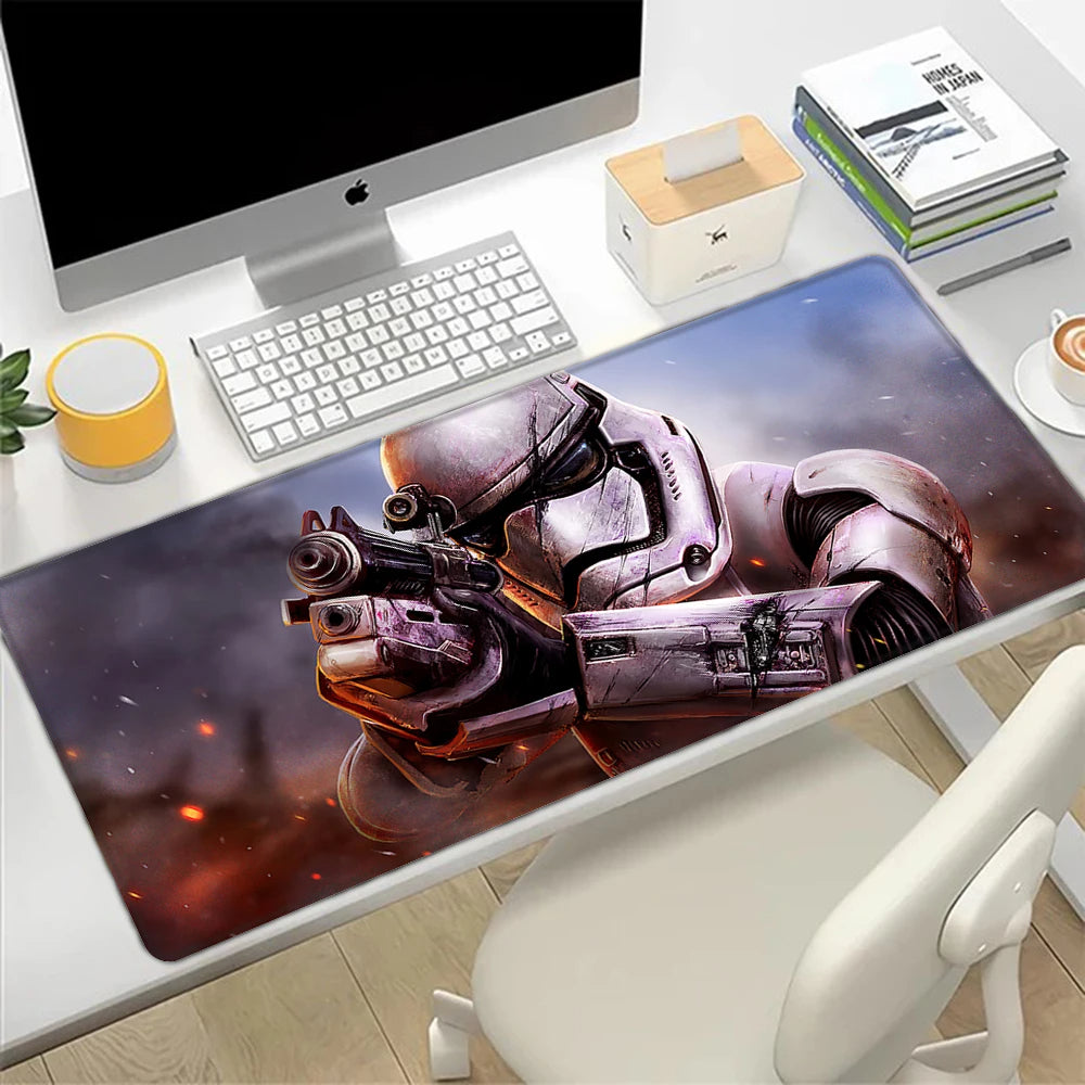 Stars Wars Trooper Armed Gaming Desk Mat image 0