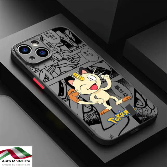 P-Pokemon Meowthh Design Case for Apple Iphone image 0