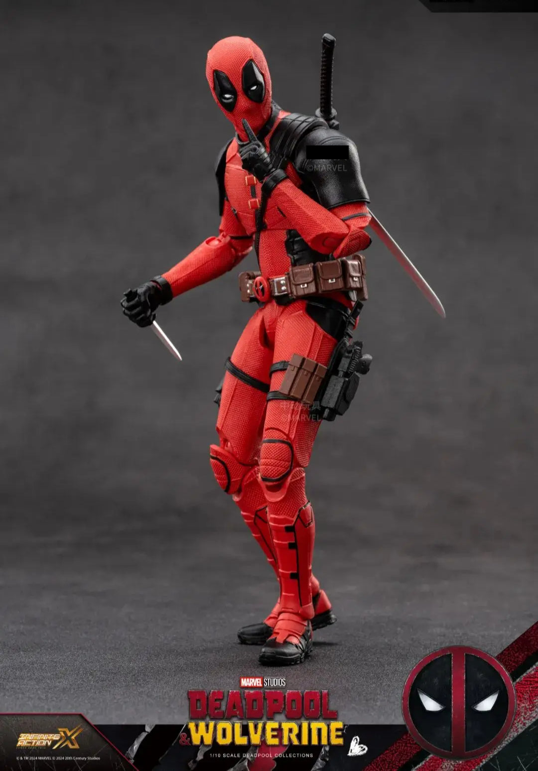 Deadpool Action figure 1/10 ZD Toys image 1