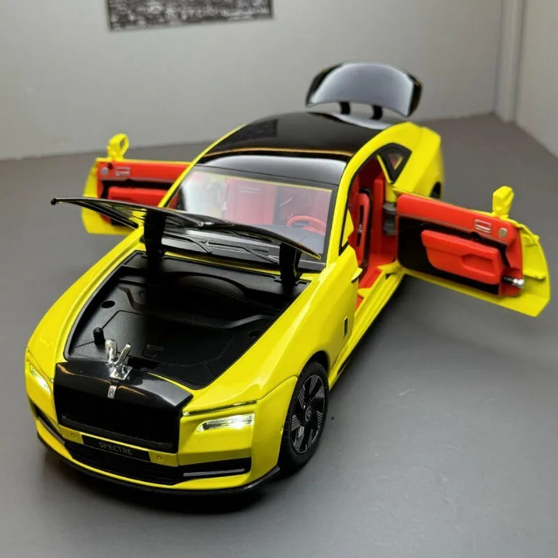 Rolls Royce Spectre Yellow With Light & Sound Effects 1:24 image 2