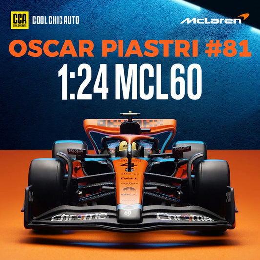 McLaren MCL60 F1 1:24 CCA Model Car Oscar Piastri #81 image 0