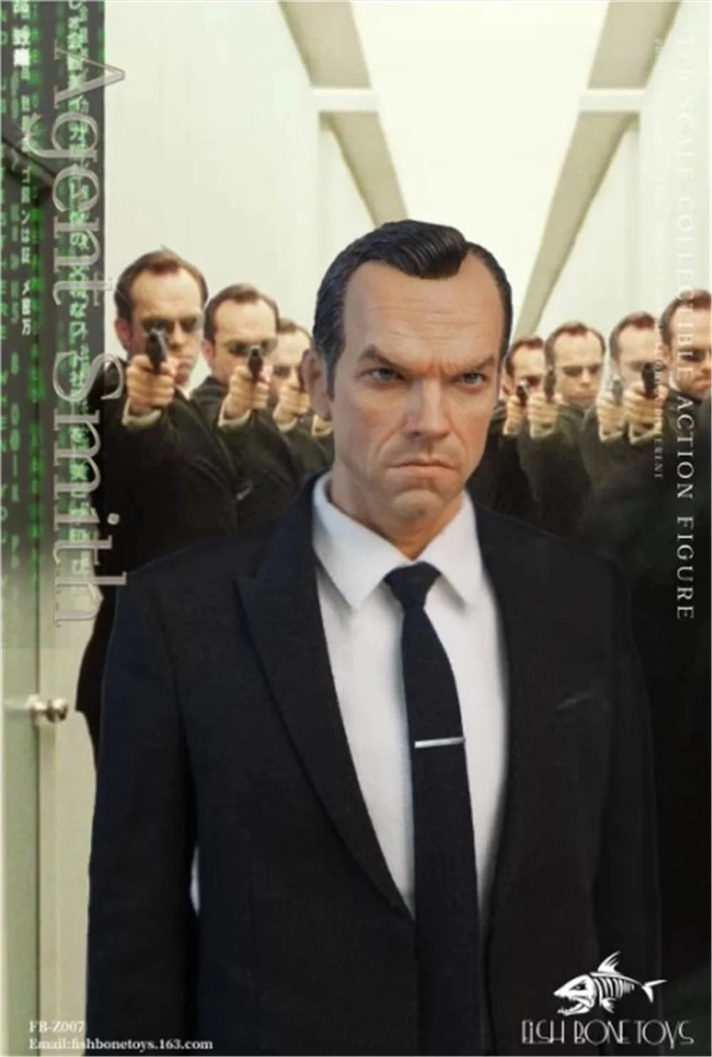 The Matrix FB-Z007 Task Agent Smith 1/6 Fish Bonetoys Action Figure image 1