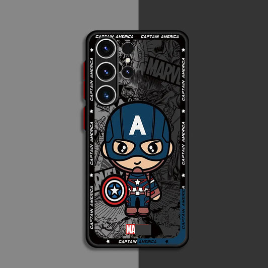 Superhero Captain Cartoon Design Case For Samsung image 0